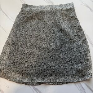 Sienna Sky Black and White A-Line Skirt